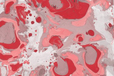 Boya desenli kırmızı mermer arkaplan