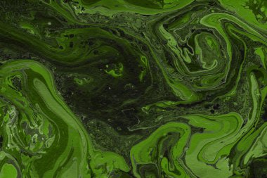 Yeşil mermer arka plan boya ile doku sıçramalarına