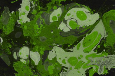 Yeşil mermer arka plan boya ile doku sıçramalarına