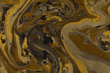 Mermer boya desenli altın soyut arkaplan
