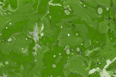 Yeşil mermer arka plan boya ile doku sıçramalarına