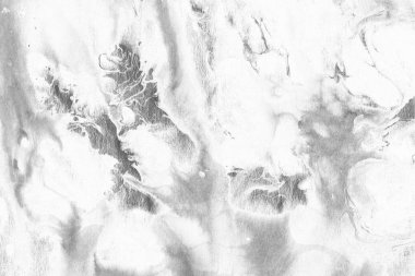 Gümüş mermer arka planda boya sıçramış desen