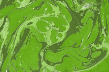 Yeşil mermer arka plan boya ile doku sıçramalarına