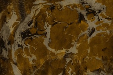 Mermer boya desenli altın soyut arkaplan