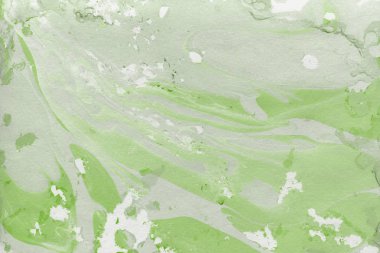 Yeşil mermer arka plan boya ile doku sıçramalarına