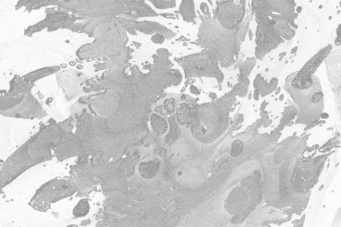 Gümüş mermer arka planda boya sıçramış desen