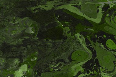 Yeşil mermer arka plan boya ile doku sıçramalarına