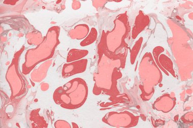 Boya desenli kırmızı mermer arkaplan