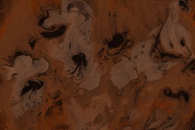 Turuncu mermer arka plan boya ile doku sıçramalarına