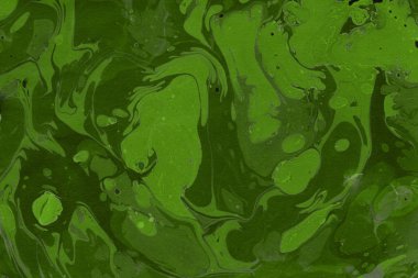 Yeşil mermer arka plan boya ile doku sıçramalarına