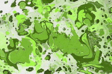 Yeşil mermer arka plan boya ile doku sıçramalarına