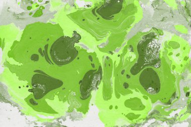 Yeşil mermer arka plan boya ile doku sıçramalarına