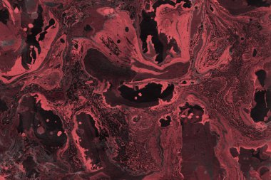 Boya desenli kırmızı mermer arkaplan