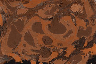 Turuncu mermer arka plan boya ile doku sıçramalarına