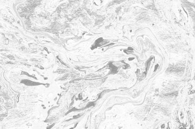 Gümüş arka plan mavi boya ile doku sıçramalarına