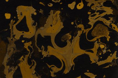 Mermer boya desenli altın soyut arkaplan