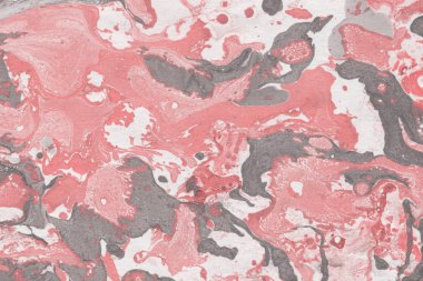 Boya desenli kırmızı mermer arkaplan