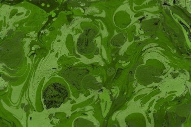 Yeşil mermer arka plan boya ile doku sıçramalarına