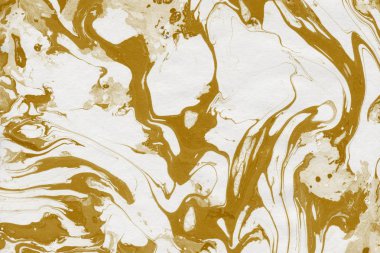 Mermer boya desenli altın soyut arkaplan
