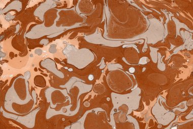 Turuncu mermer arka plan boya ile doku sıçramalarına