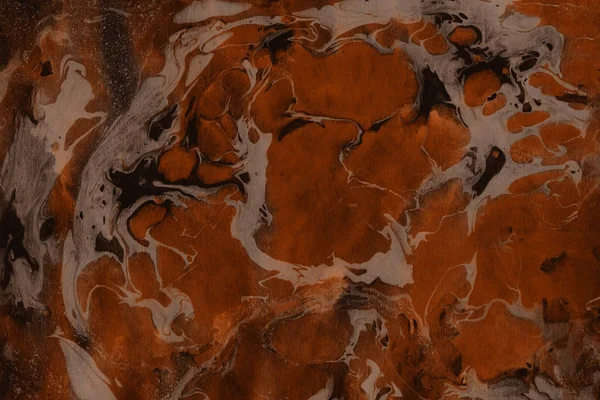 Turuncu mermer arka plan boya ile doku sıçramalarına