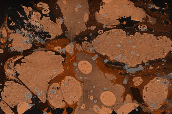 Turuncu mermer arka plan boya ile doku sıçramalarına