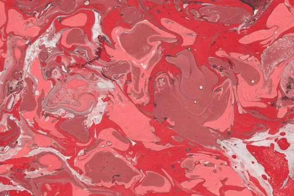 Fondo Mármol Rojo Con Textura Salpicaduras Pintura — Foto de Stock
