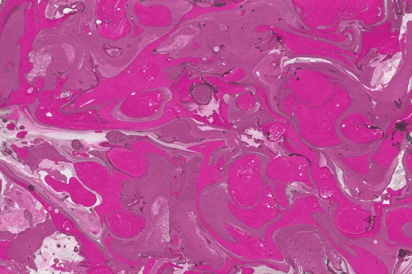 ピンクの大理石の背景と塗料のスプラッシュテクスチャ — ストック写真
