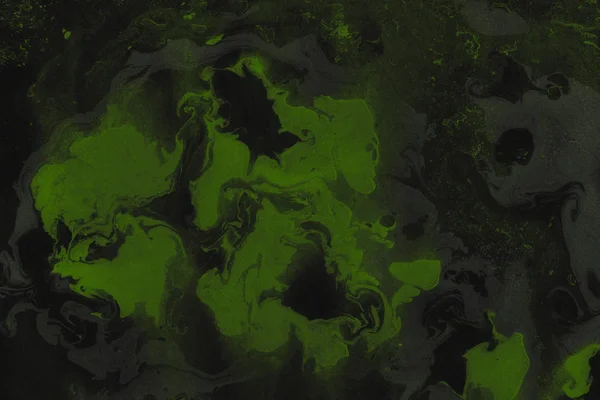 緑の大理石の背景に塗料飛沫テクスチャ — ストック写真