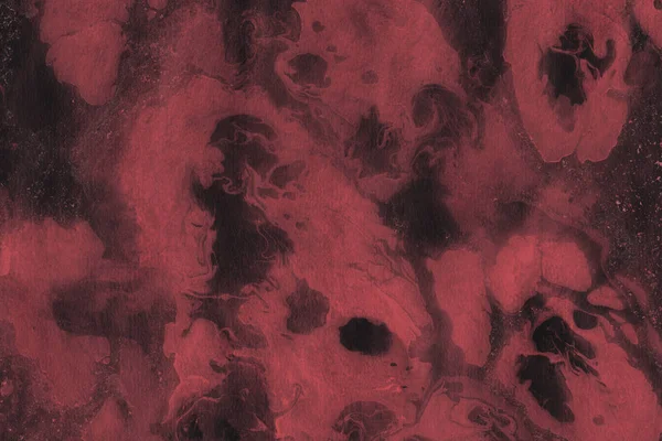 Piros Márvány Háttér Festék Fröccsenő Textúra — Stock Fotó