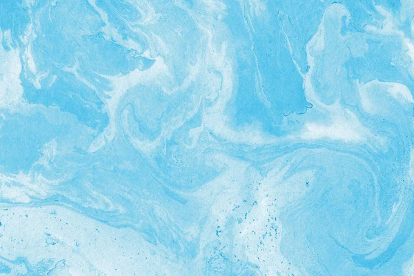 Astratto Sfondo Blu Con Vernice Schizza Texture — Foto Stock