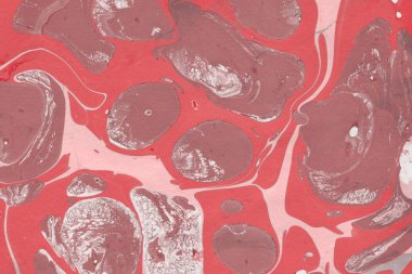 Boya desenli kırmızı mermer arkaplan