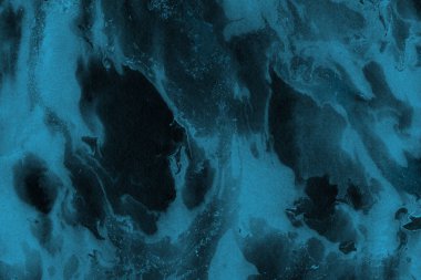 mavi arka plan boya ile doku sıçramalarına