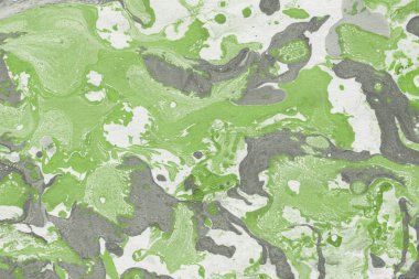 Yeşil mermer arka plan boya ile doku sıçramalarına