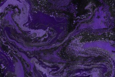 boya desenli mor mermer arkaplan