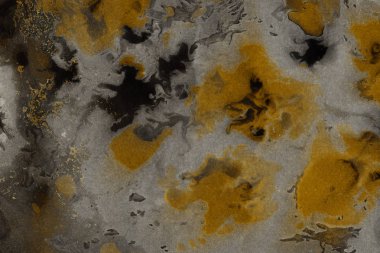 Mermer boya desenli altın soyut arkaplan