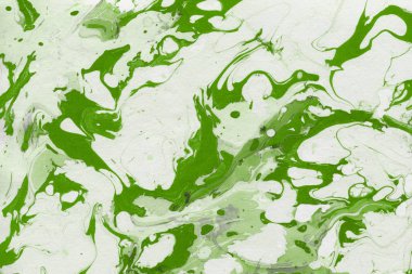 Yeşil mermer arka plan boya ile doku sıçramalarına
