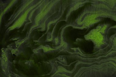 Yeşil mermer arka plan boya ile doku sıçramalarına