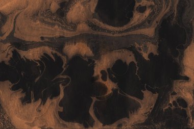 Turuncu mermer arka plan boya ile doku sıçramalarına