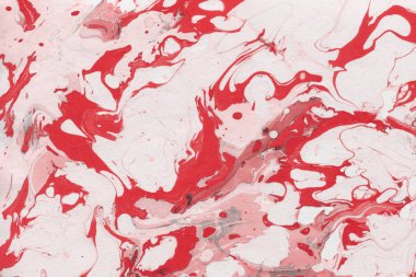 Boya desenli kırmızı mermer arkaplan
