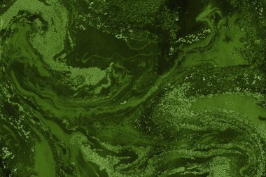 Yeşil mermer arka plan boya ile doku sıçramalarına