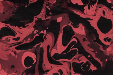 Boya desenli kırmızı mermer arkaplan