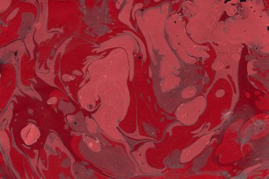 Boya desenli kırmızı mermer arkaplan
