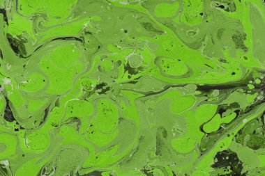 Yeşil mermer arka plan boya ile doku sıçramalarına