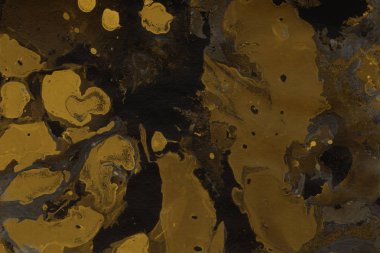 Mermer boya desenli altın soyut arkaplan