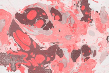 Boya desenli kırmızı mermer arkaplan