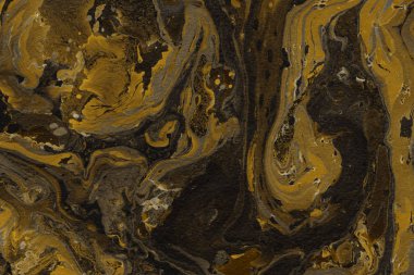 Mermer boya desenli altın soyut arkaplan