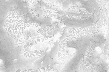 Gümüş arka plan mavi boya ile doku sıçramalarına