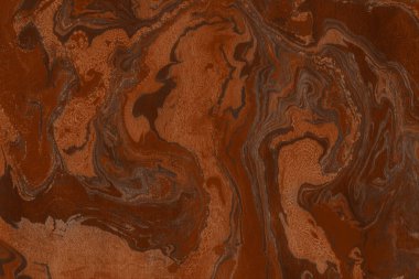 Turuncu mermer arka plan boya ile doku sıçramalarına