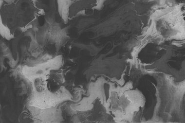 Gümüş arka plan mavi boya ile doku sıçramalarına